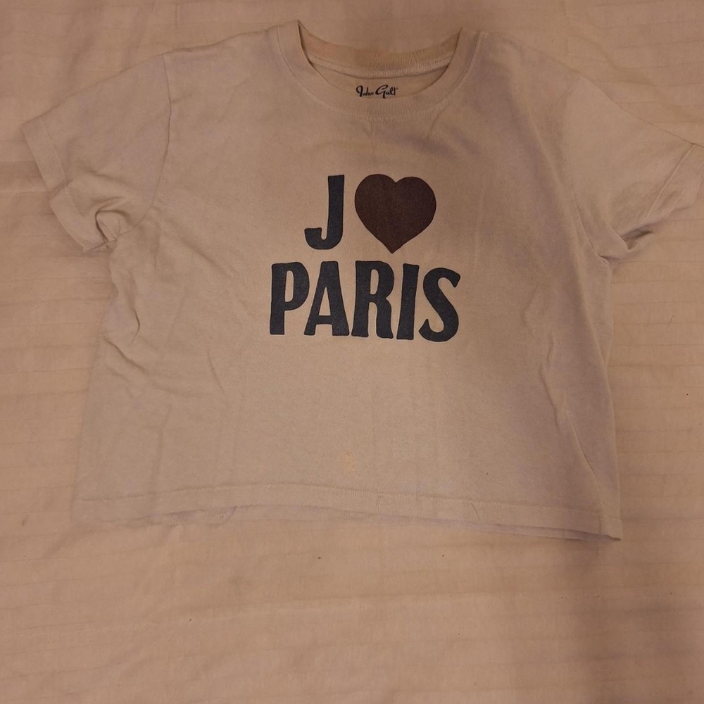 Brandy "J heart paris" Crop Top
